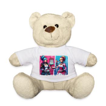 Cyber Mom Cake Duel - Nounours - blanc - Devant