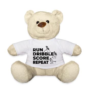 Exécuter Dribble Score Répéter - Nounours - blanc - Devant