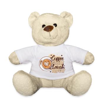 Café, Amateur De Café, Tasse À Caféine, Boisson - Nounours - blanc - Devant