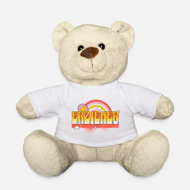Erzieher Kindergarten Kita Beruf Kindergärtner - Teddy - Weiß