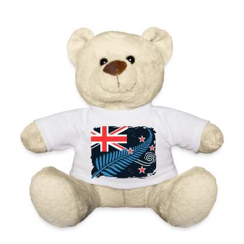 Nouvelle-Zélande Aotearoa Kiwi 11 - Nounours - blanc - Devant