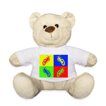 MTB Pop Art color - Teddy - Weiß - Vorne