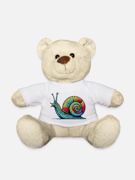 Escargot - Nounours - blanc
