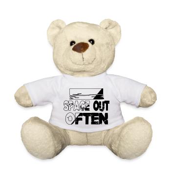 physics christmas birthday present present idea - Teddy Bear - white - Front