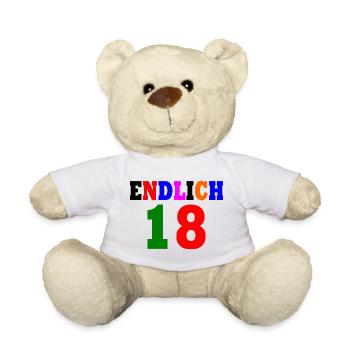 Endlich 18 - Teddy - Weiß - Vorne