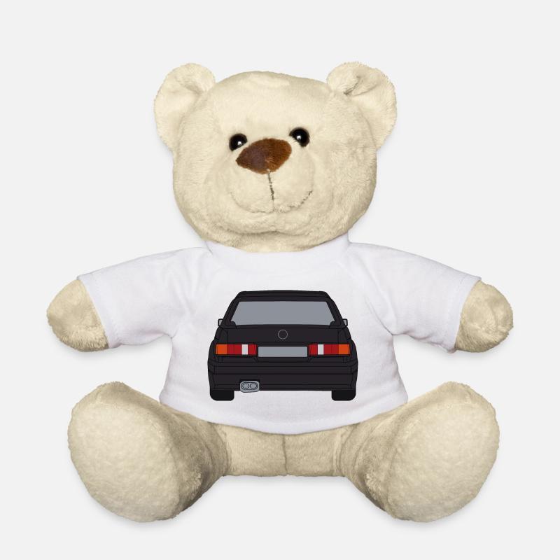 Conception de silhouette de voiture de sport rétro - Nounours - blanc