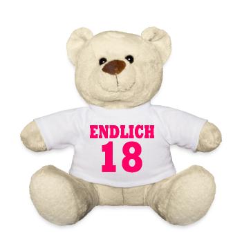 Endlich 18 - Teddy - Weiß - Vorne