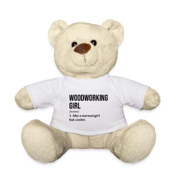 Menuisier Menuisier Menuisier - Nounours - blanc - Devant