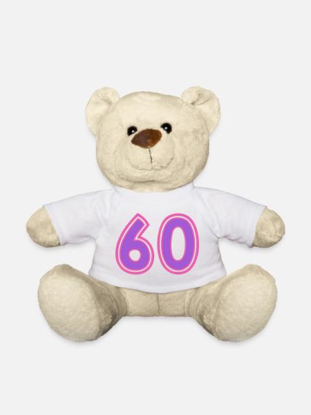 60 - Teddy Bear - white