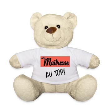 VIELEN DANK. GELIEBTE. DANKE HERRIN. GELIEBTE - Teddy - Weiß - Vorne