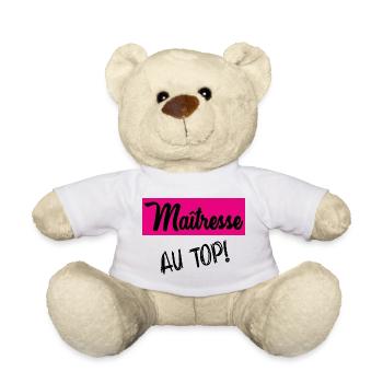 Danke, Herrin - Teddy - Weiß - Vorne