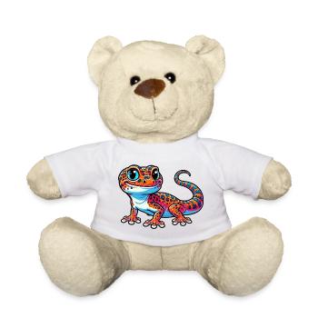 Gecko - Teddy Bear - white - Front