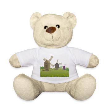 Windmills - Teddy Bear - white - Front
