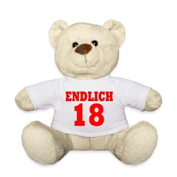 Endlich 18 - Teddy - Weiß - Vorne