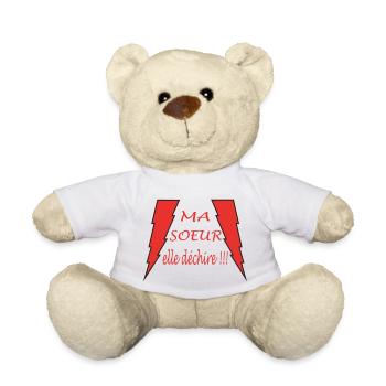 Ma soeur elle déchire - Nounours - blanc - Devant