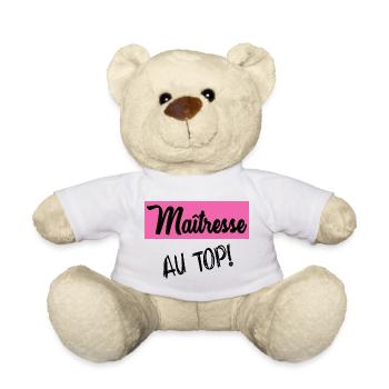 GELIEBTE. VIELEN DANK. DANKE HERRIN. GELIEBTE - Teddy - Weiß - Vorne