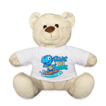 Ride The Wave - Teddy Bear - white - Front