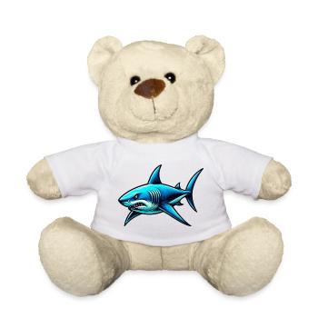 Requin - Nounours - blanc - Devant