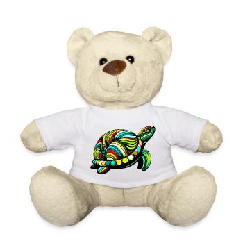Turtle - Teddy Bear - white - Front