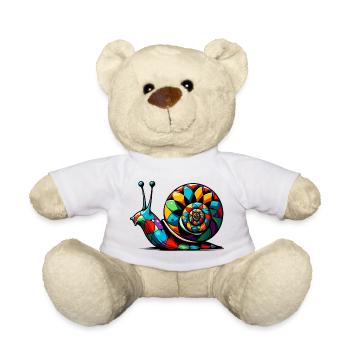 Harlekinschnecke - Teddy - Weiß - Vorne