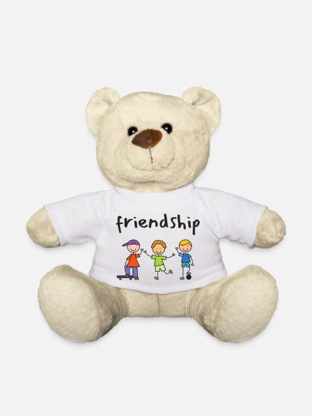 Back To School - Teddy Bear - white
