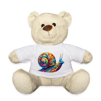 Schnecke - Teddy - Weiß - Vorne