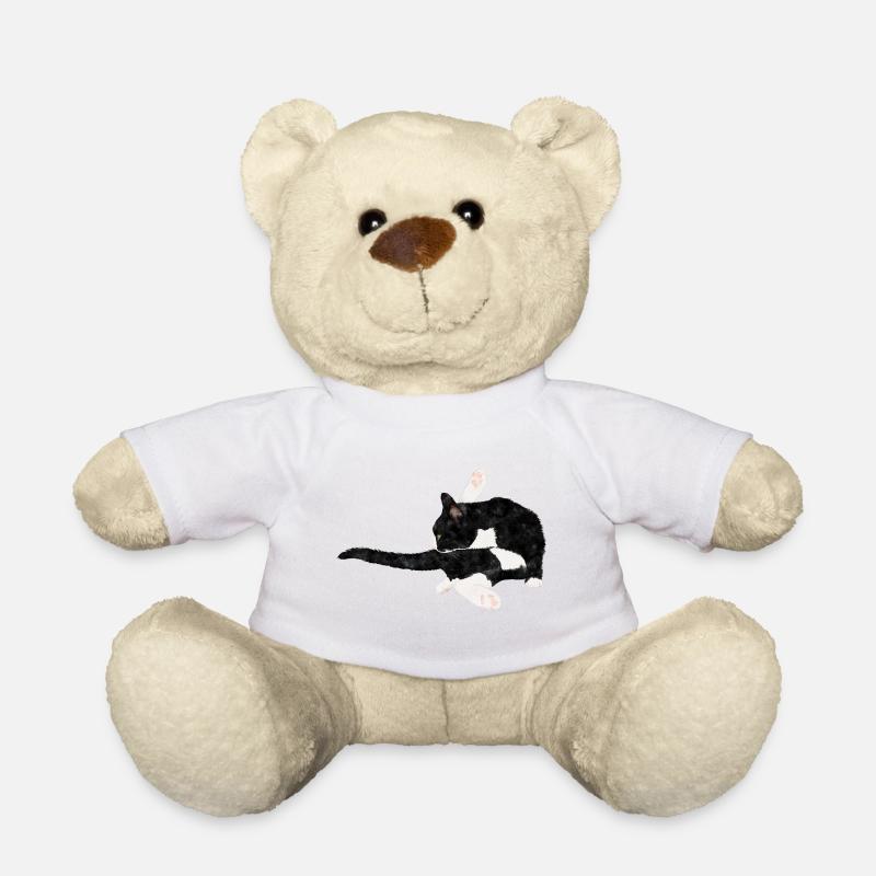 Cat - Teddy Bear - white