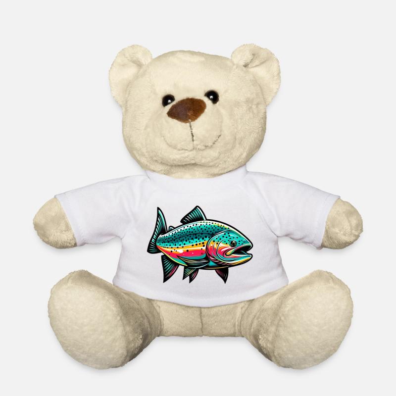 Saumon - Nounours - blanc