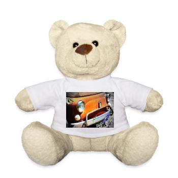 Rostiges Oldtimer Front Design - Teddy - Weiß - Vorne