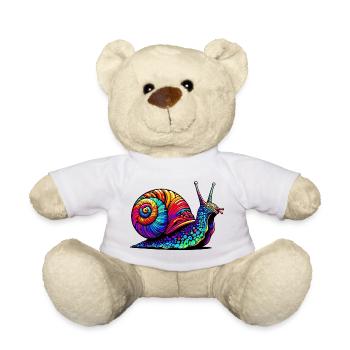 Schnecke - Teddy - Weiß - Vorne