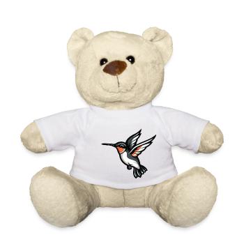 kolibri vogel - Teddy - Weiß - Vorne