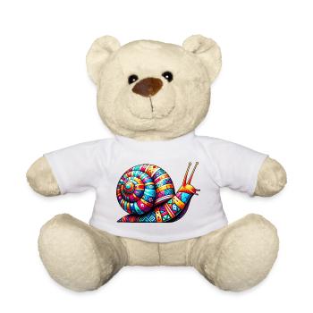 Schnecke - Teddy - Weiß - Vorne