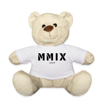 Römische Zahl Geburtsjahr Made in 2009 - Teddy - Weiß - Vorne