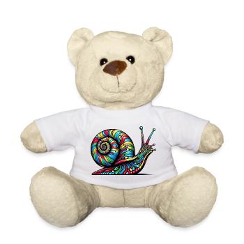Escargot - Nounours - blanc - Devant