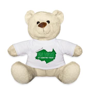 En vert et contre tous ! - Nounours - blanc - Devant