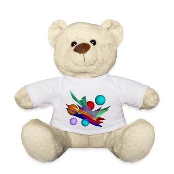 Design mit bicubic waves - Teddy - Weiß - Vorne