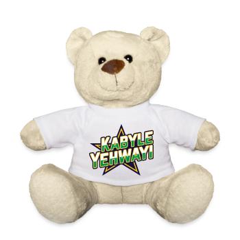 Kabyle Yehwayi (Kabyle well done, I want it) - Teddy Bear - white - Front