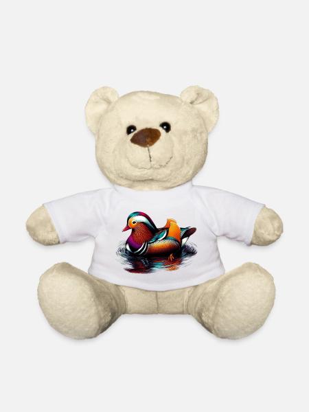Canard mandarin - Nounours - blanc