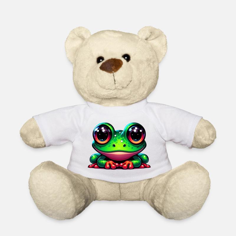 Frosch - Teddy - Weiß