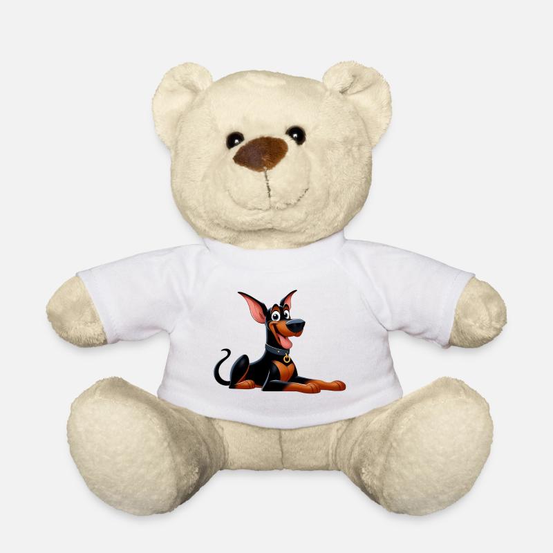 doberman - Nounours - blanc