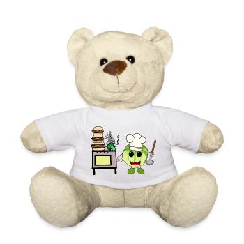 Kohl Küche Kochkunst Hobbykoch Gastgeber Köche - Teddy - Weiß - Vorne