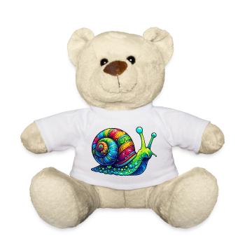 Schnecke - Teddy - Weiß - Vorne