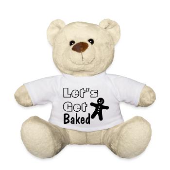Lets Get Baked - Teddy - Weiß - Vorne
