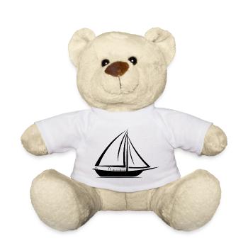Segelboot Zeichnung - Teddy - Weiß - Vorne
