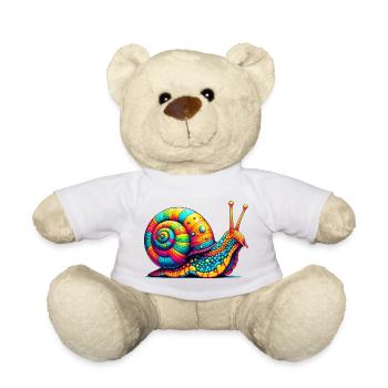 Schnecke - Teddy - Weiß - Vorne