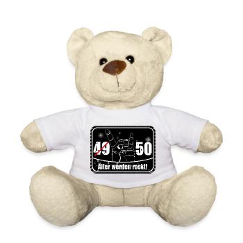49/50 Alter rockt - Teddy - Weiß - Vorne