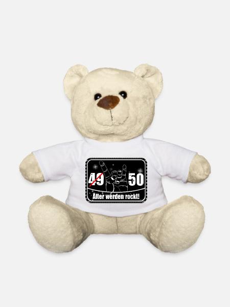 49/50 Alter rockt - Teddy - Weiß