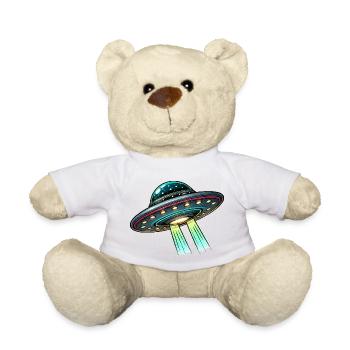Soucoupe OVNI Bande Dessinée - Nounours - blanc - Devant