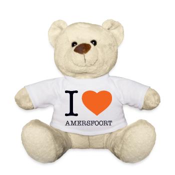 I LOVE AMERSFOORT - Teddy Bear - white - Front