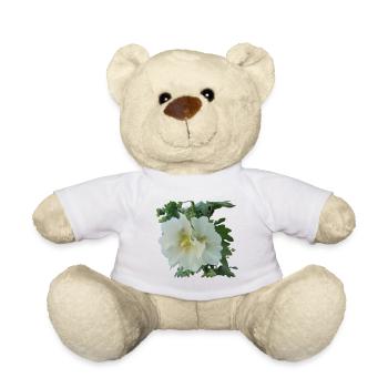 Hollyhock - Teddy Bear - white - Front